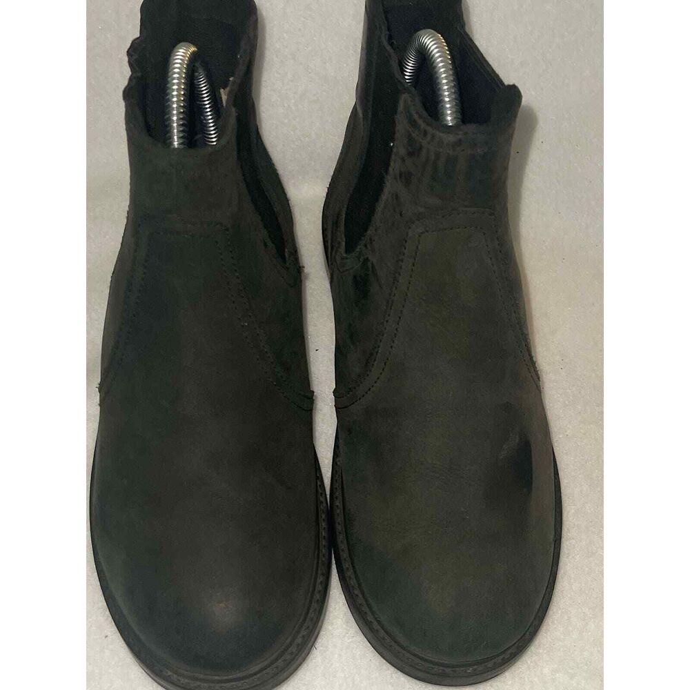 BLACK suede UGG ankle BOOTS Women’s Bonham Suede Round Toe Chelsea Boot US 5